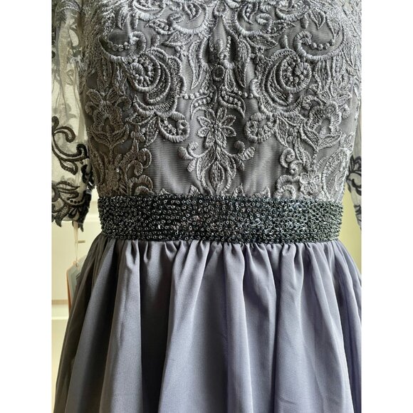 JJ's House Stormy Blue Lace Cocktail Dress - Size 12 (NWT) - Picture 6 of 10